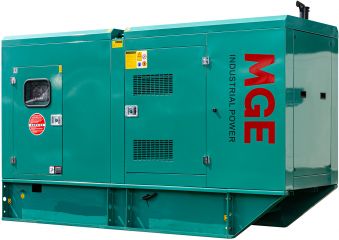 Дизельный генератор MGE P250CS в кожухе с АВР